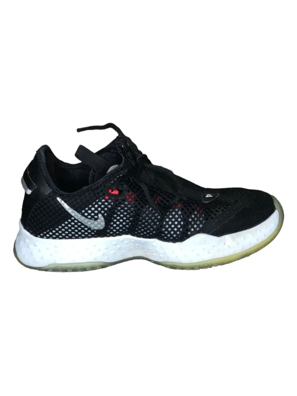 Nike PG Paul George Black Basketball Shoes Sneakers Mens 8.5 CD5079-01